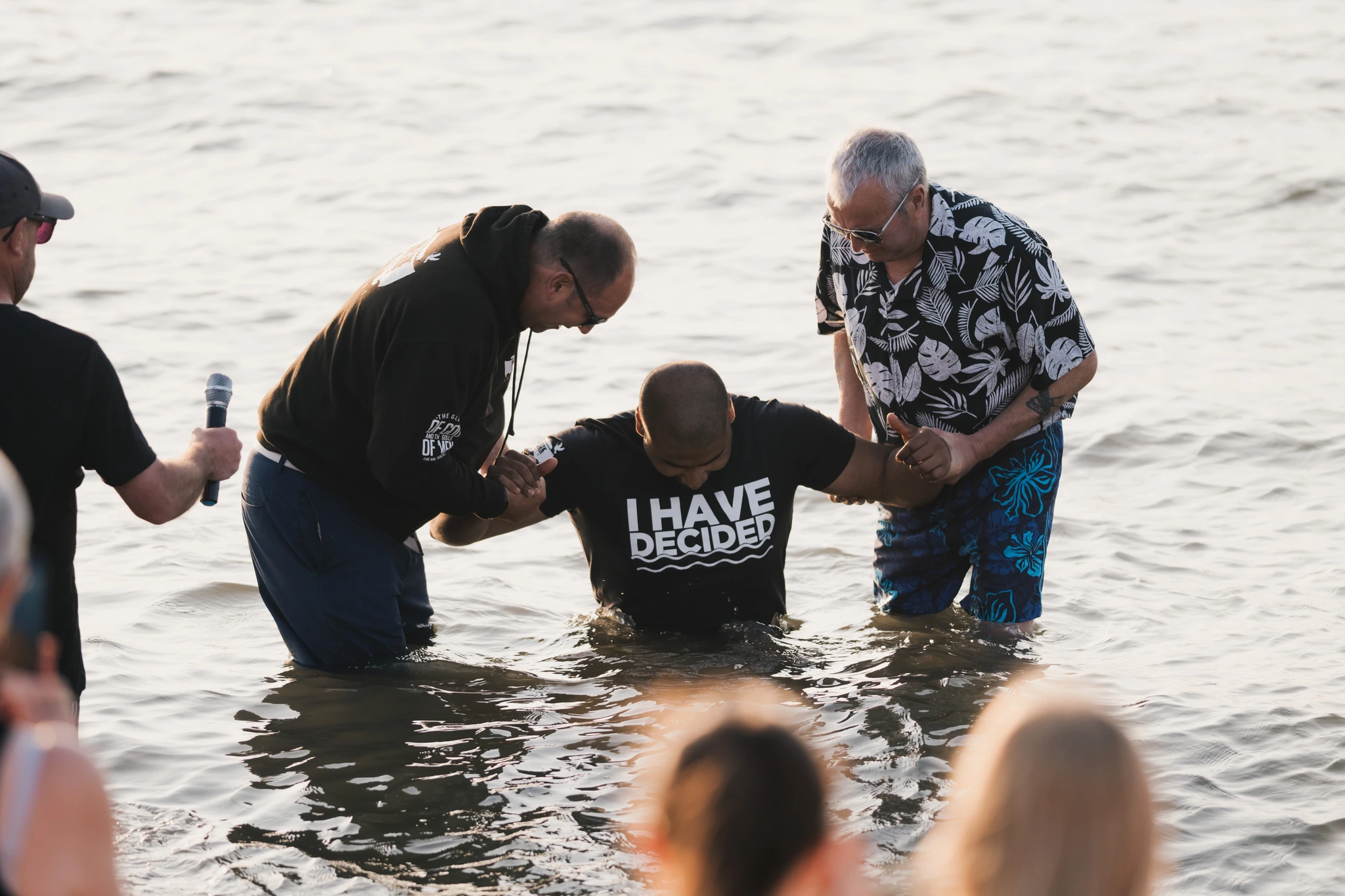 christian baptism in the water