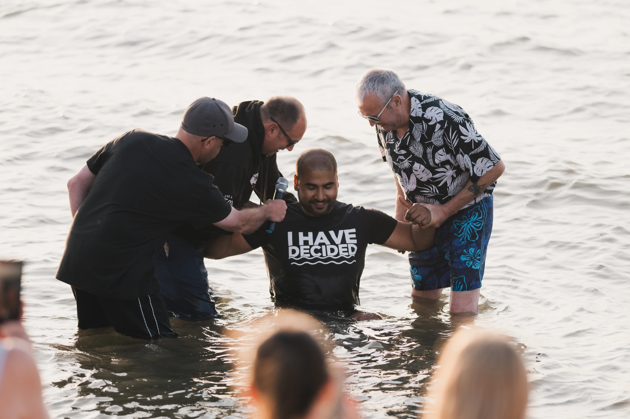 christian baptism in the water