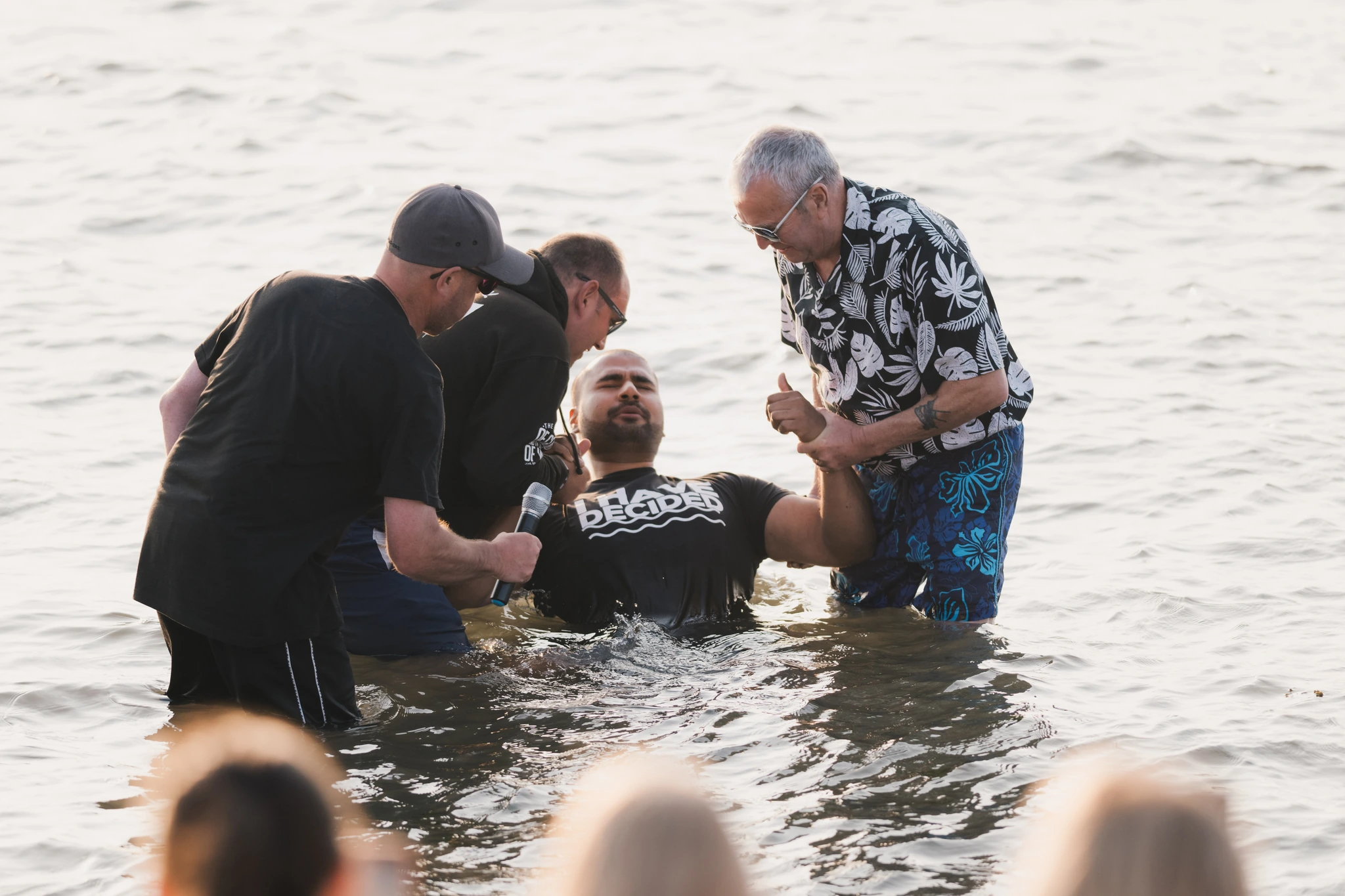 christian baptism in the water