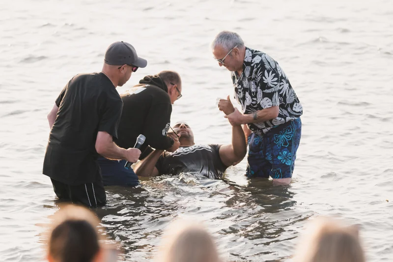 christian baptism in the water
