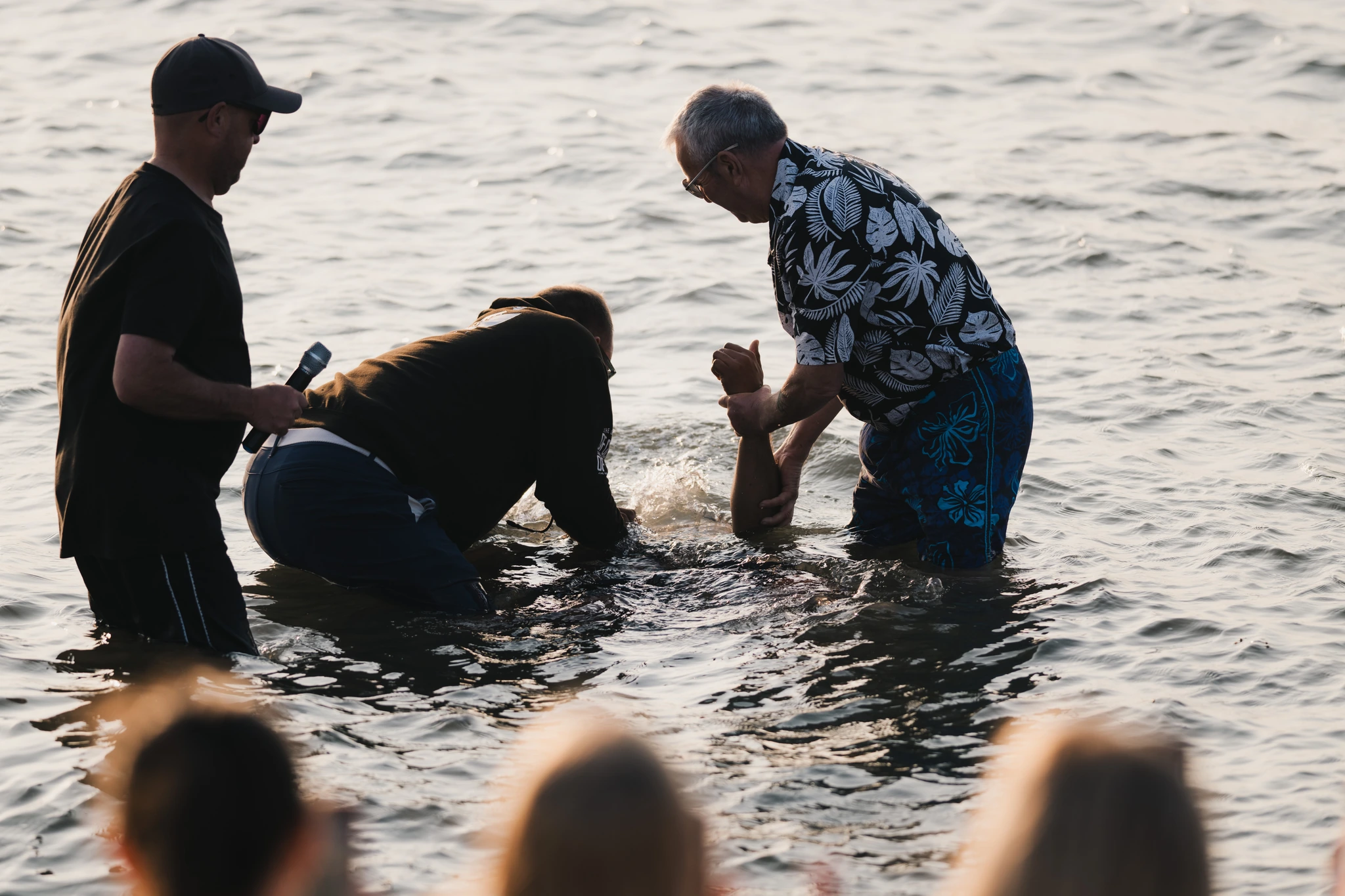 christian baptism by immersion in the water