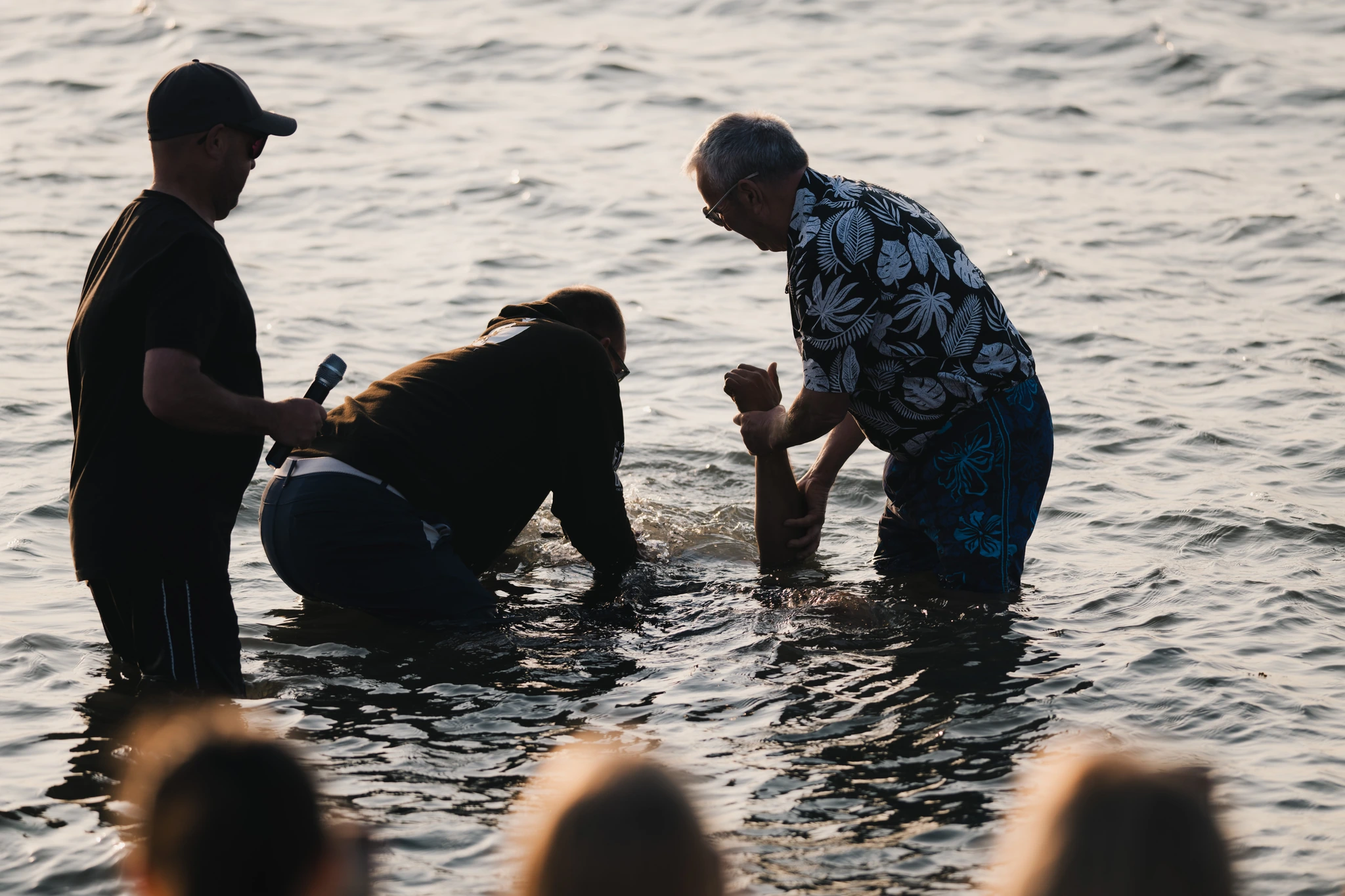 christian baptism in the water