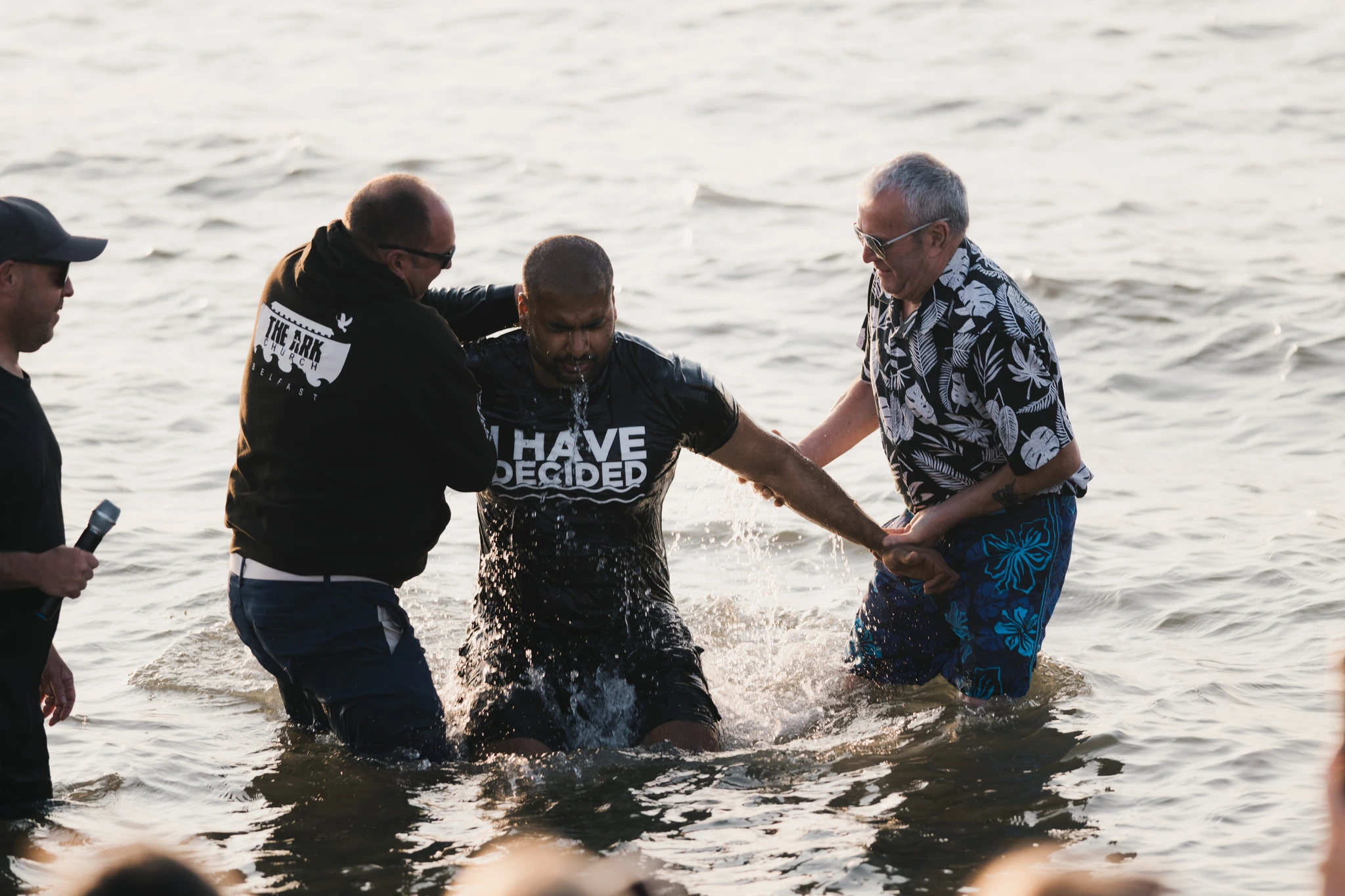 christian baptism in the water