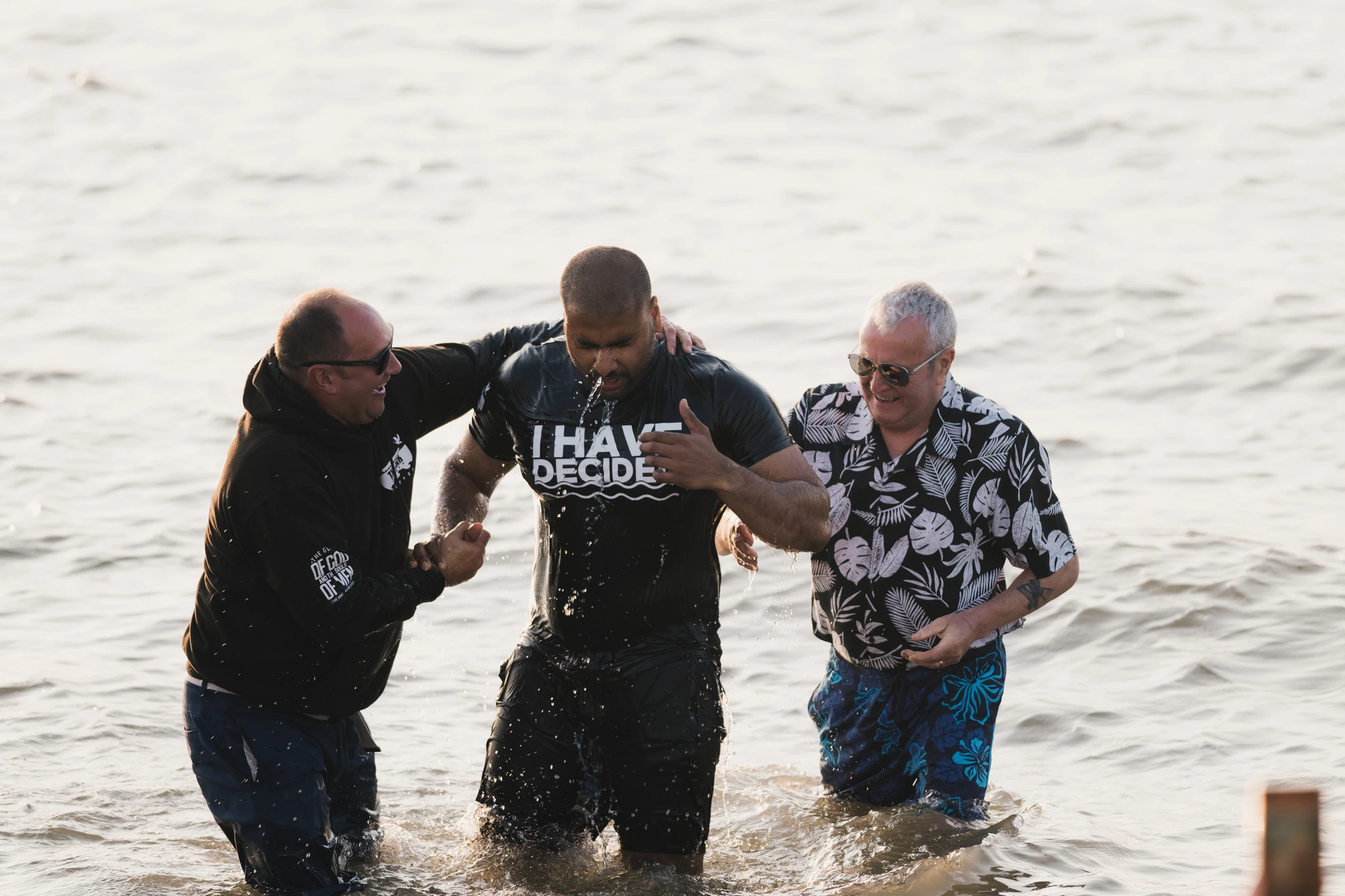 christian baptism in the water of the holy sacrament
