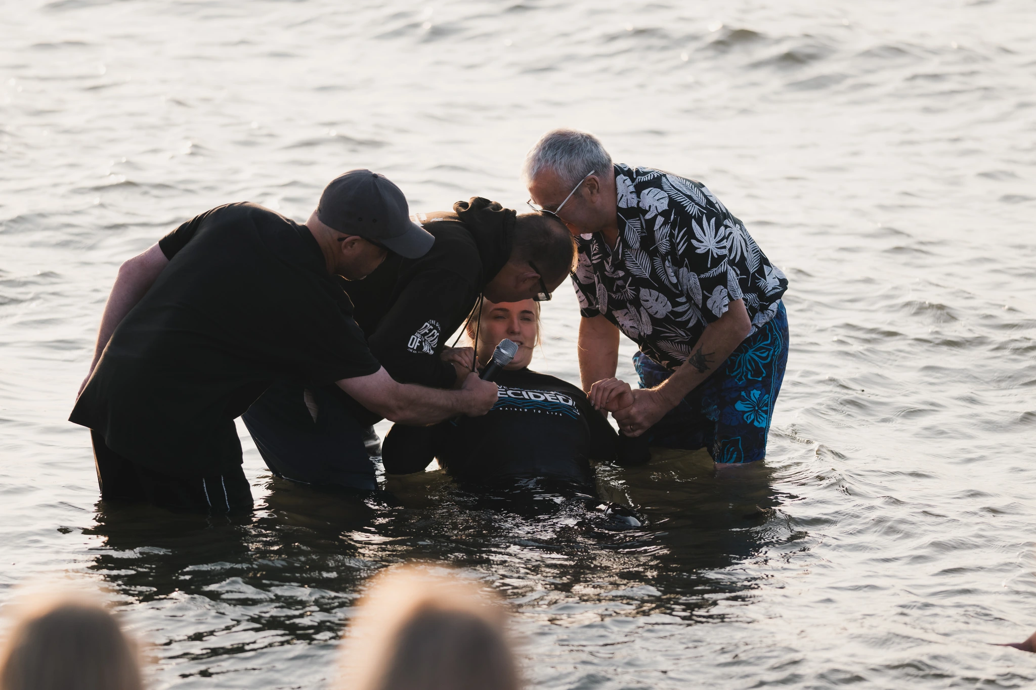 christian baptism in the water