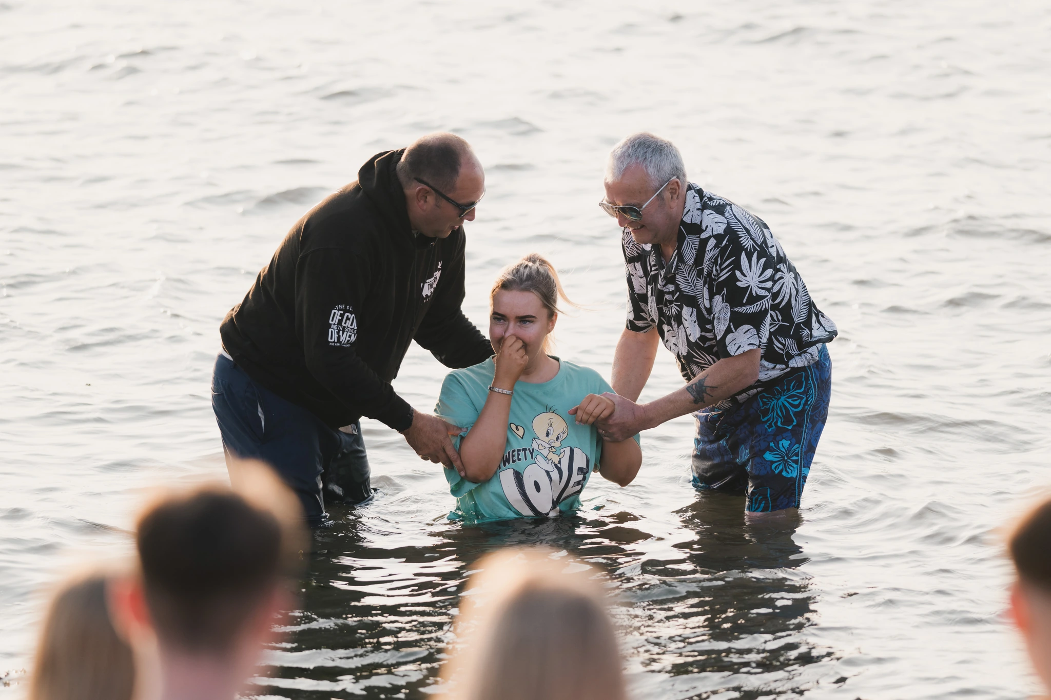 christian baptism in the water