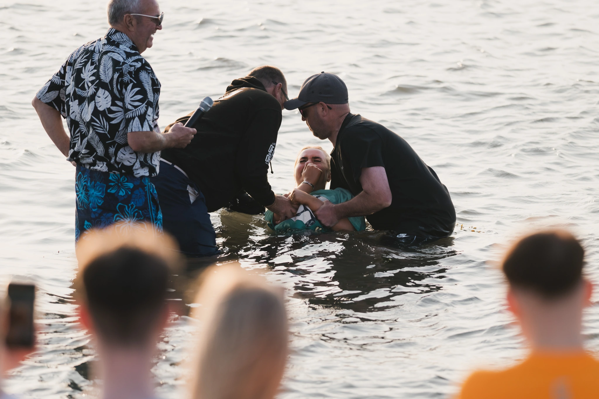 christian baptism in the water