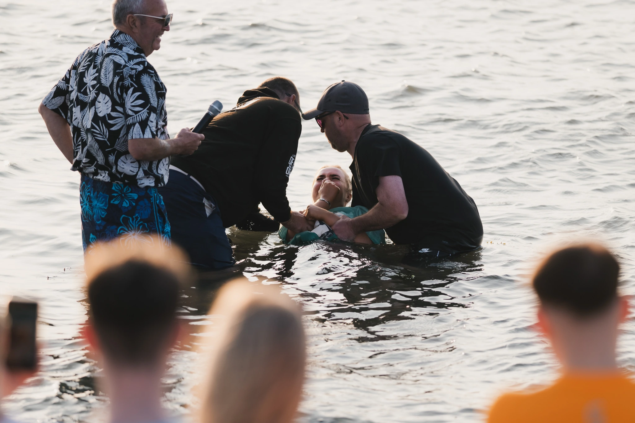 christian baptism in the water