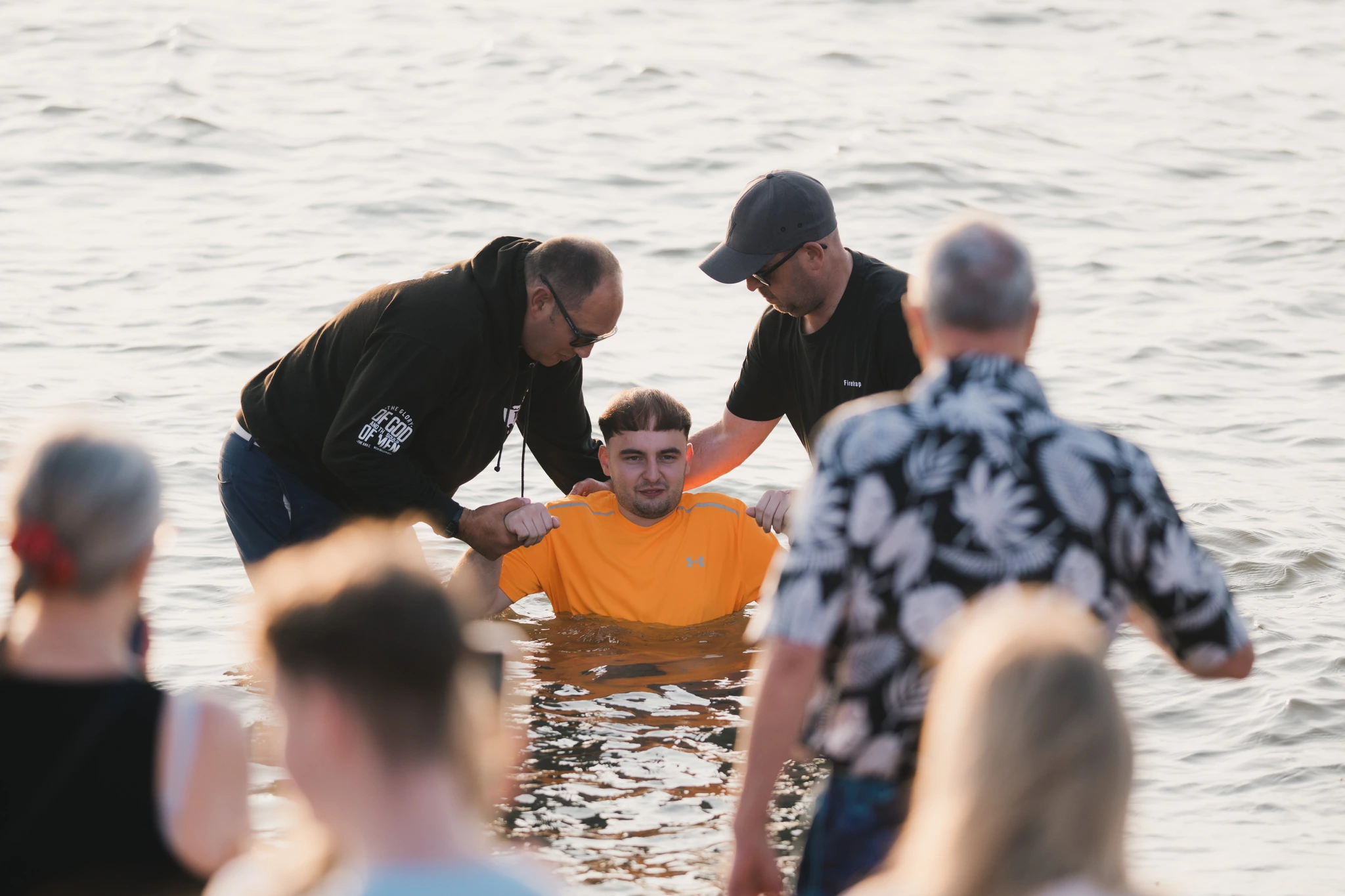 christian baptism in the water