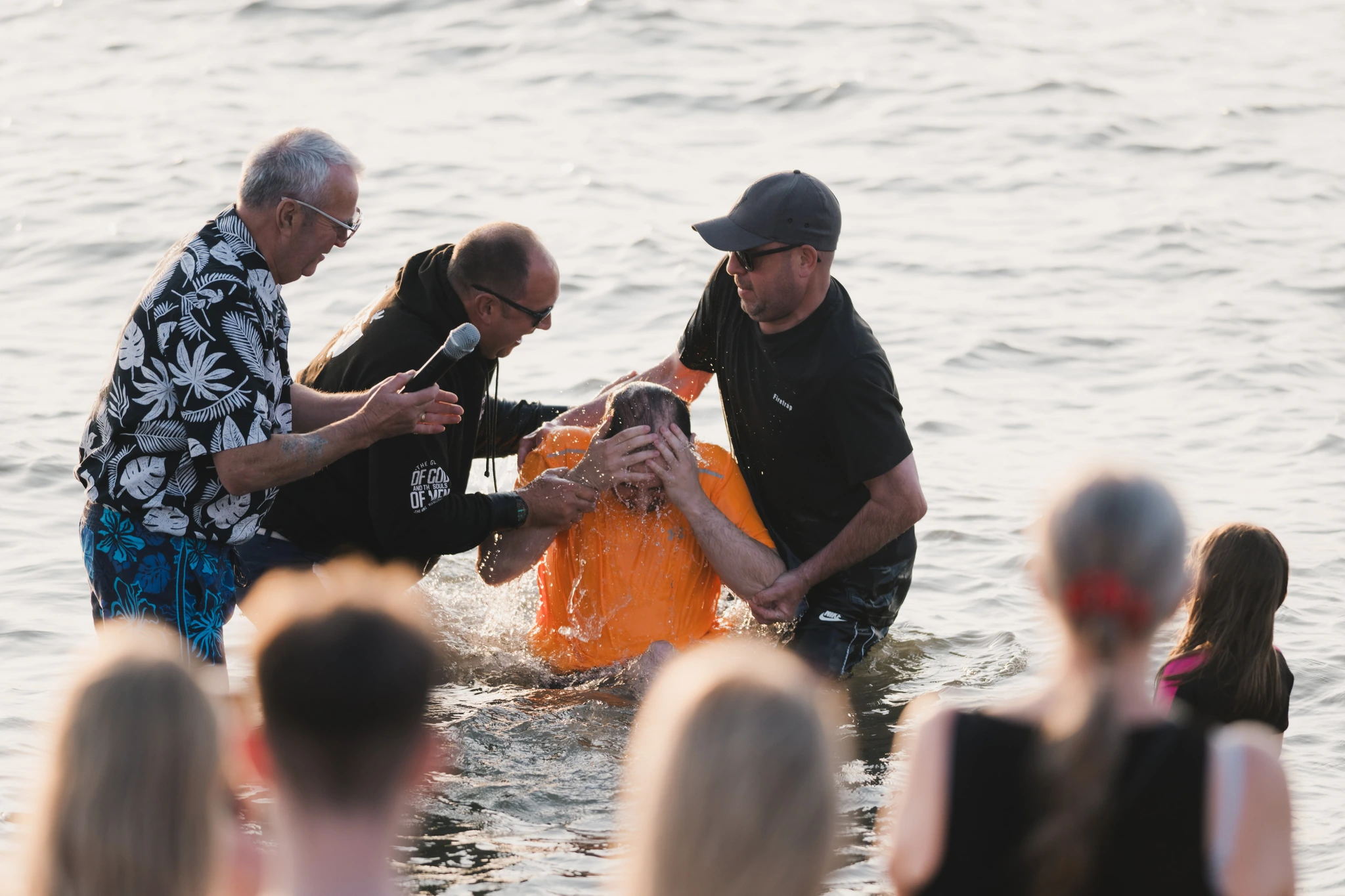 christian baptism in the water