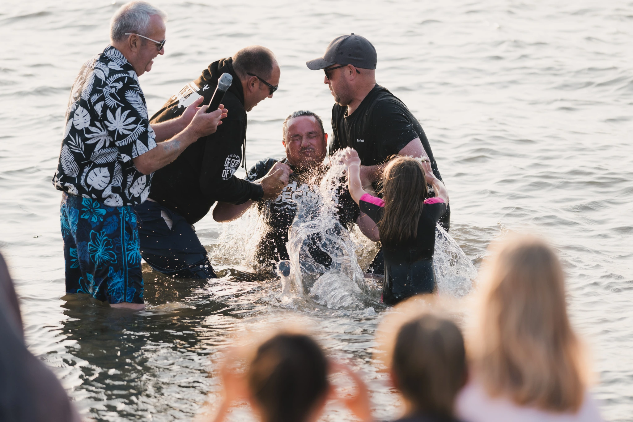 christian baptism in the water