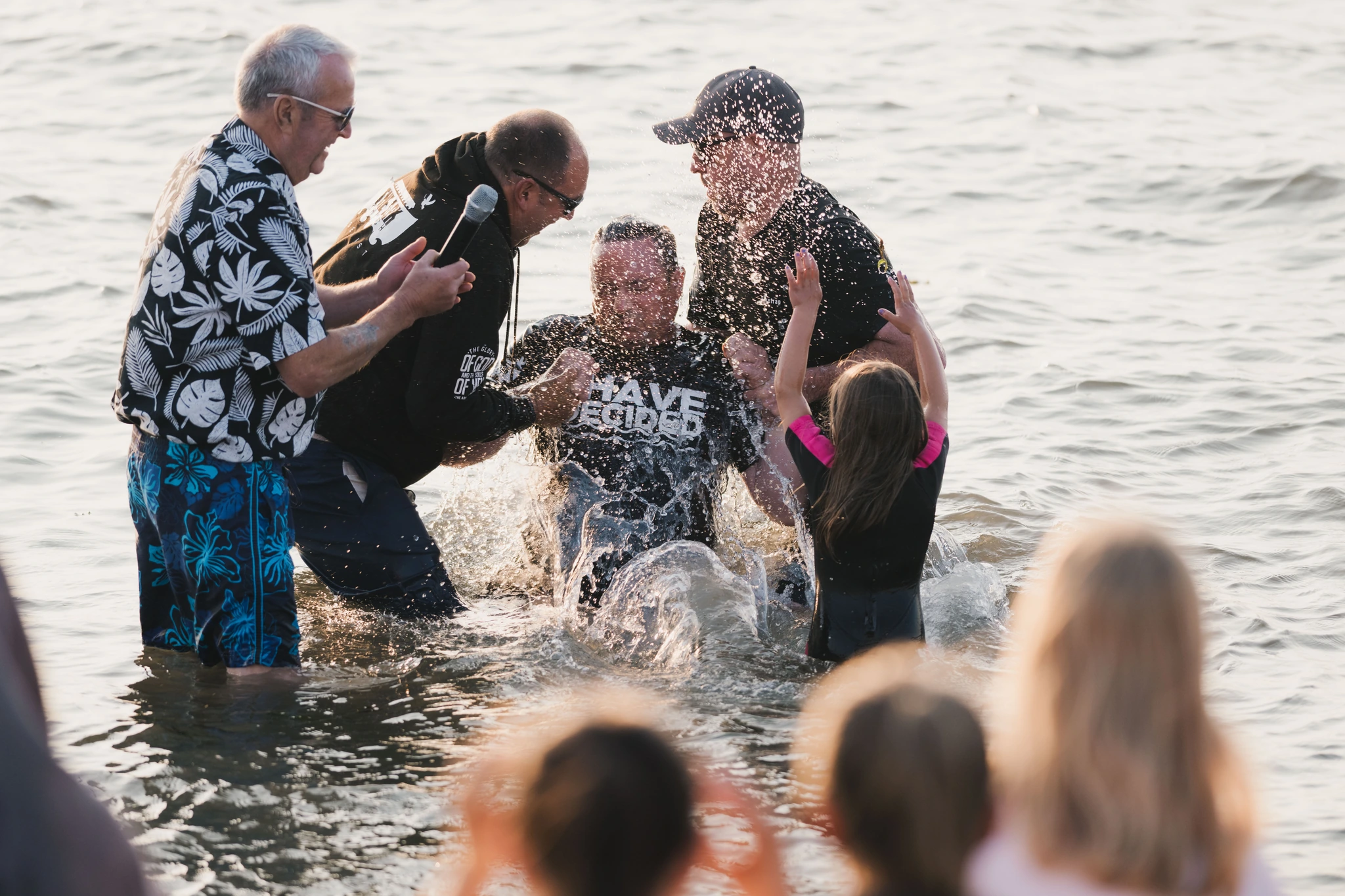christian baptism in the water