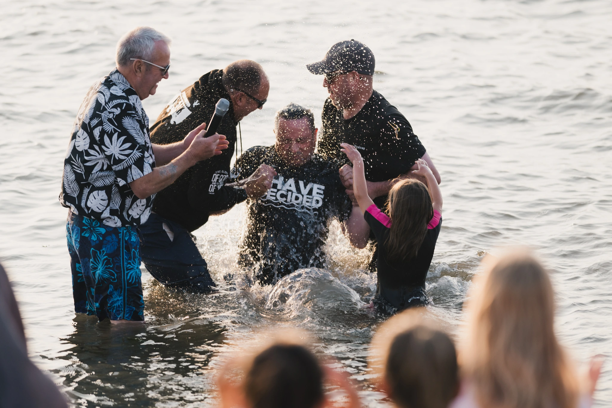 christian baptism in the water