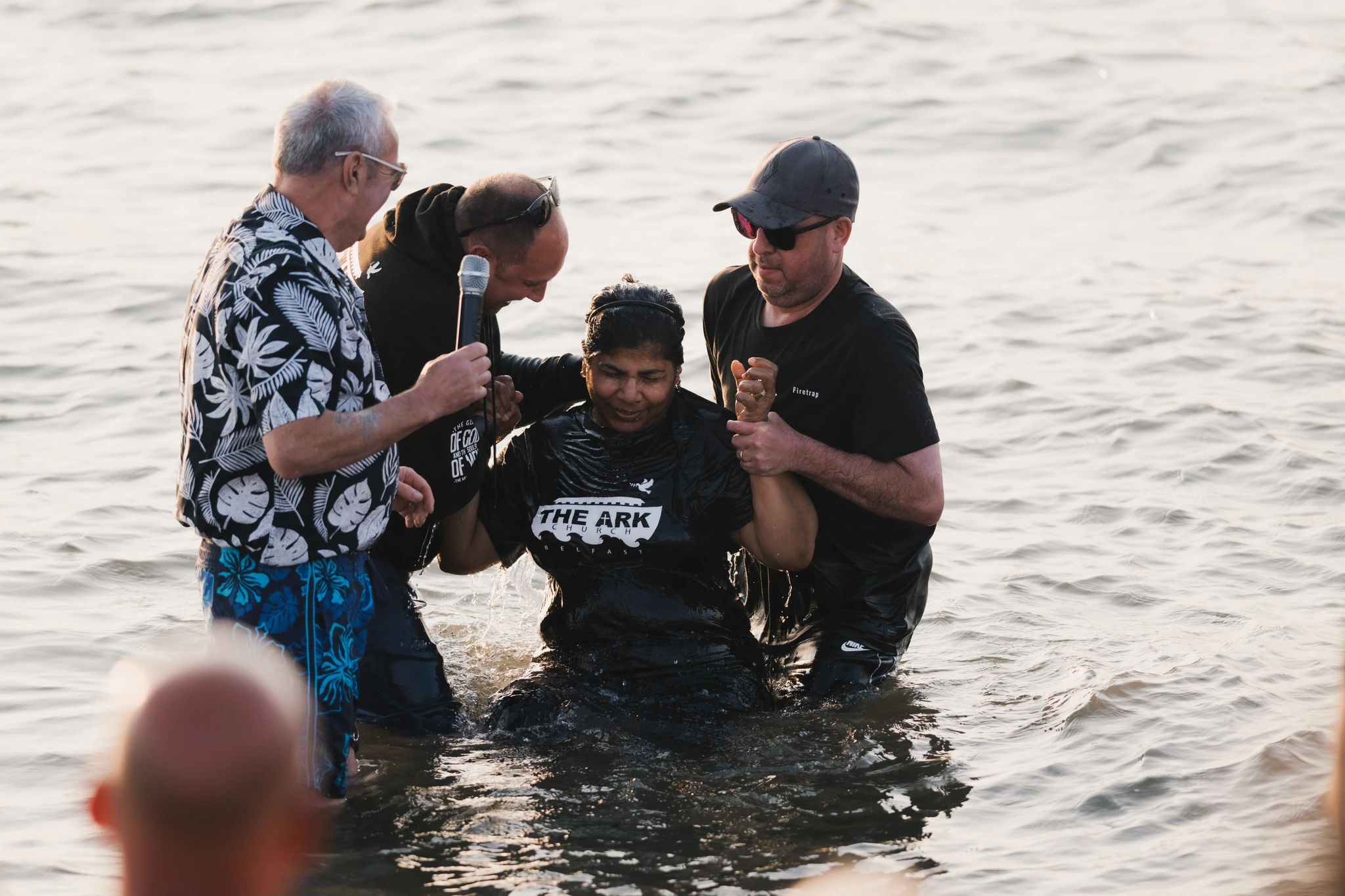 christian baptism in the water