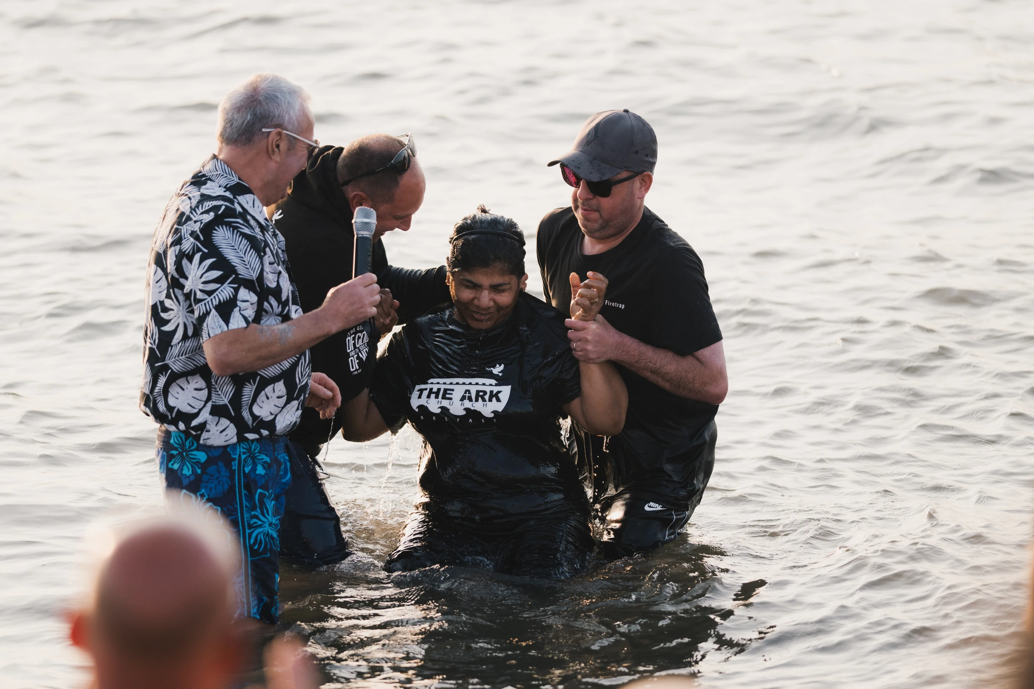 christian baptism in the water