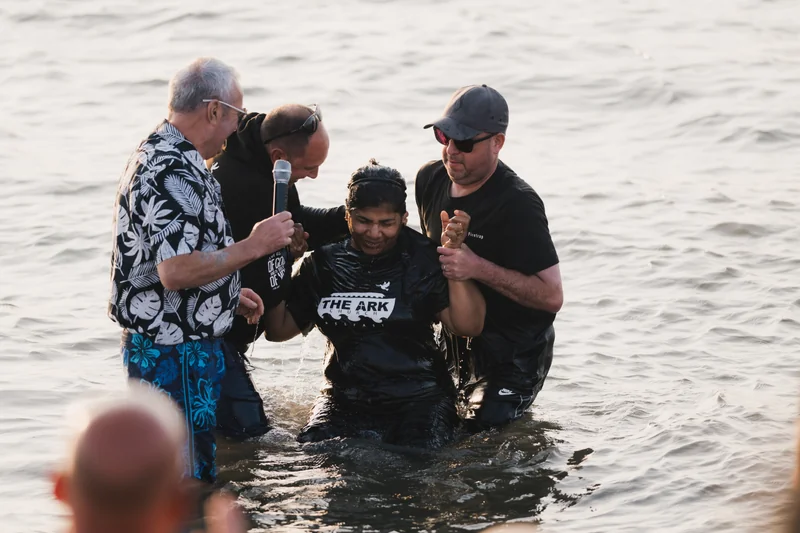 christian baptism in the water