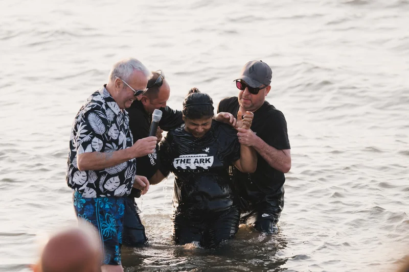 christian baptism in the water