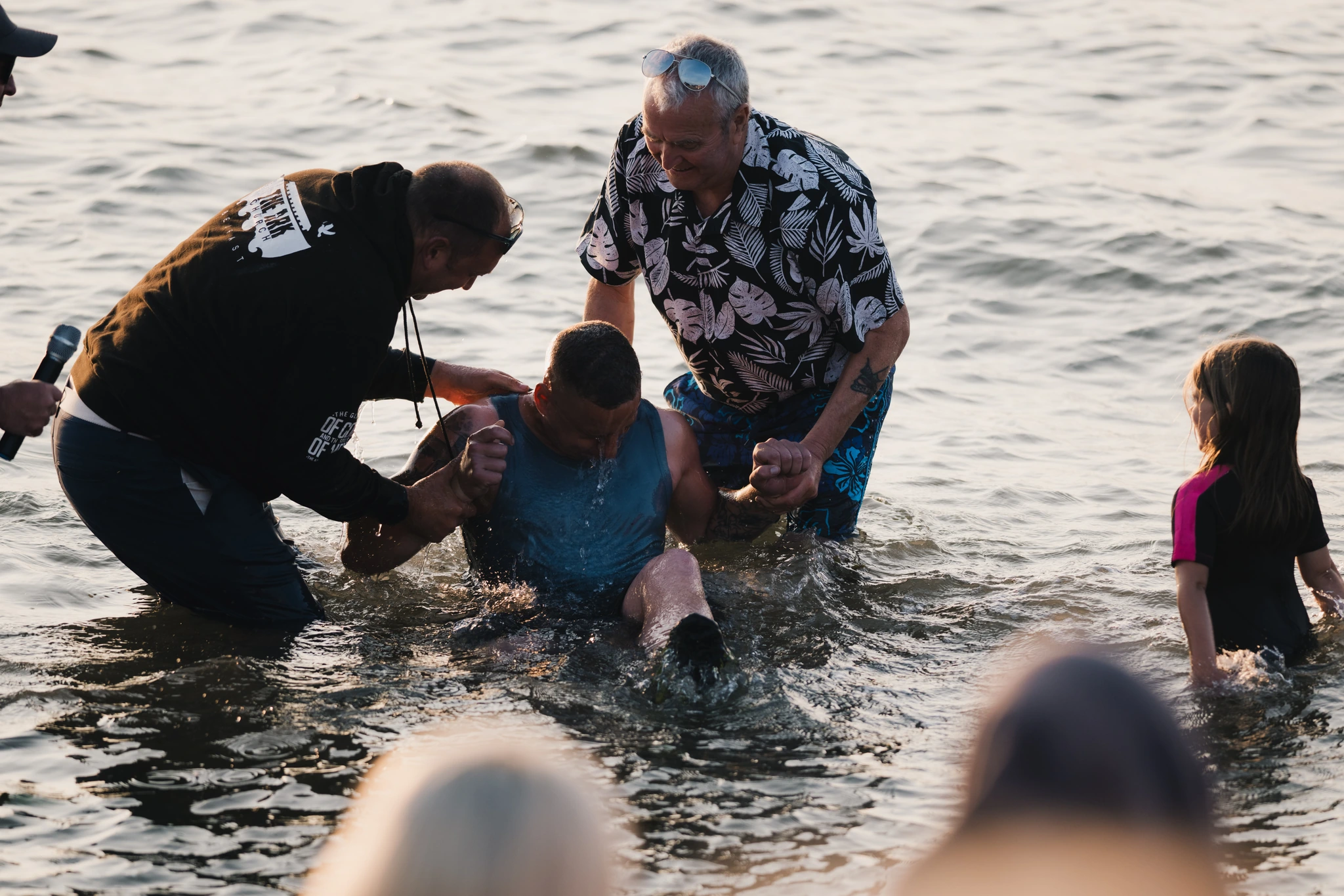 christian baptism in the water