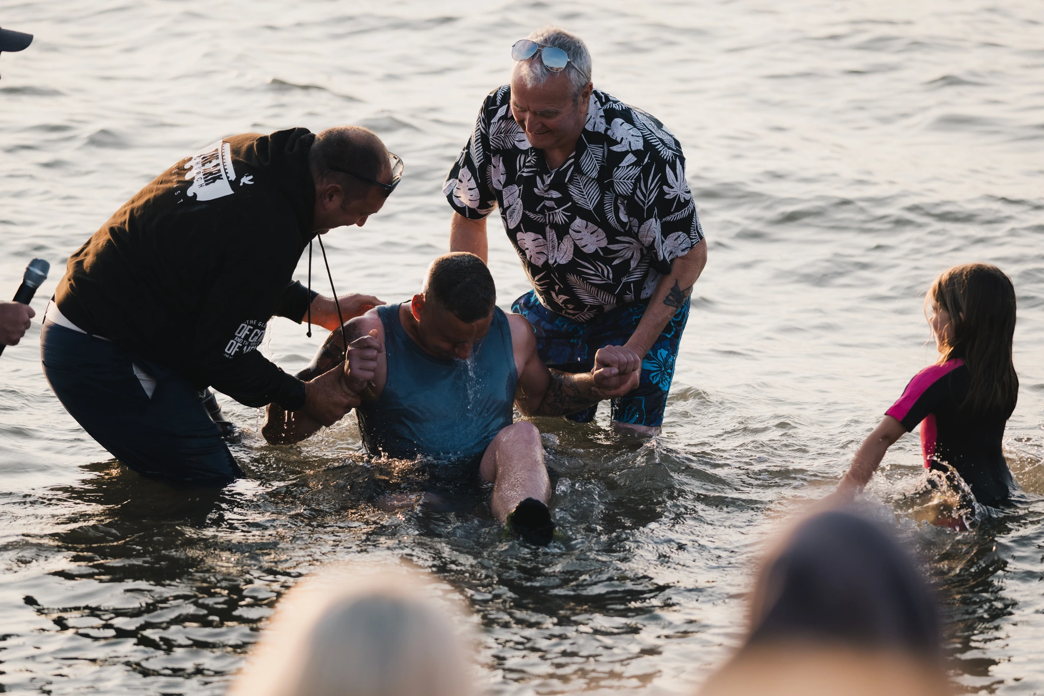 christian baptism in the water