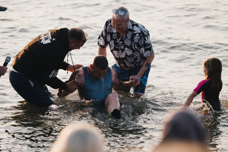 christian baptism in the water