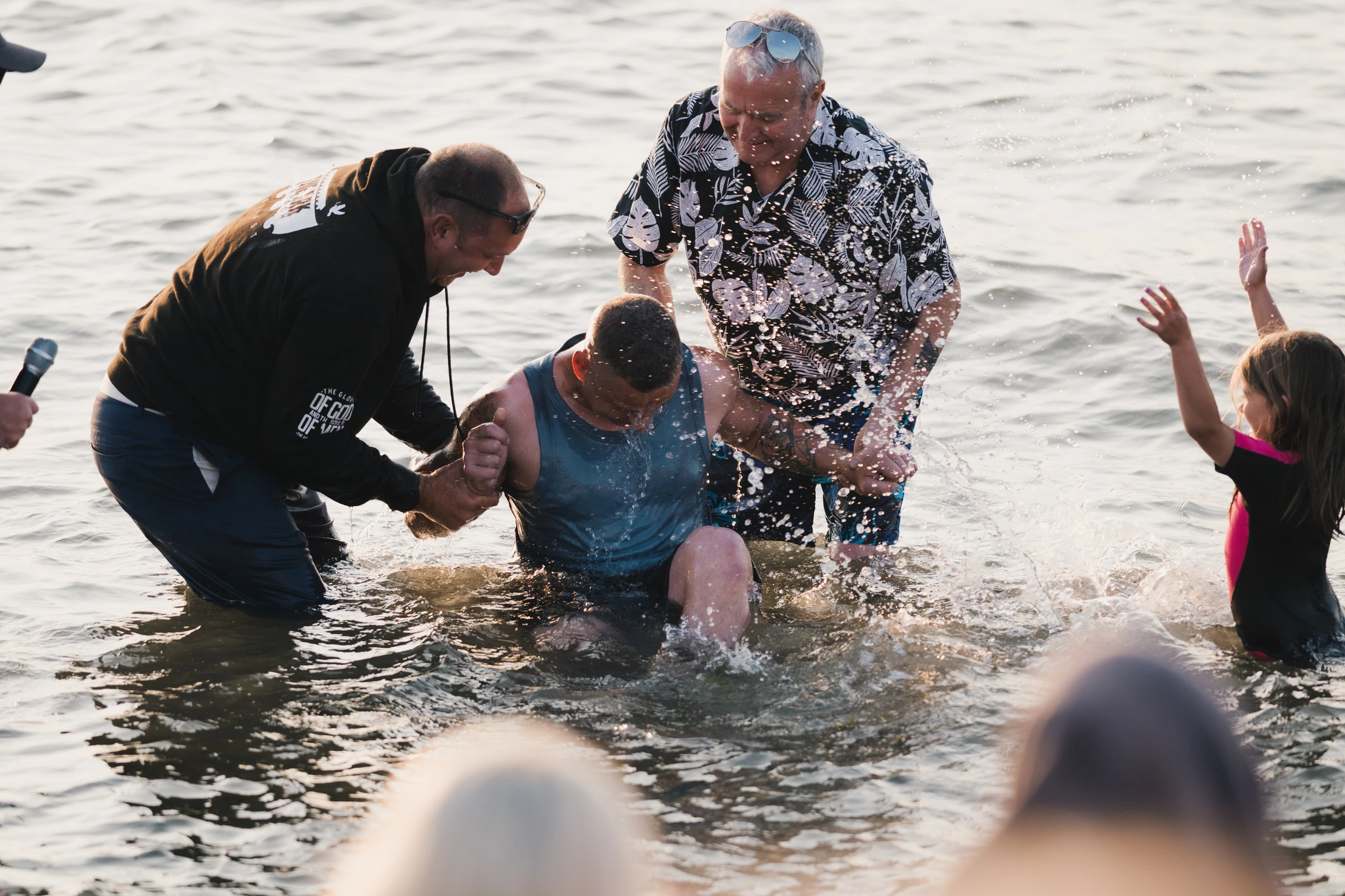 christian baptism in the water