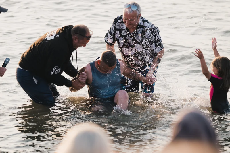 christian baptism in the water
