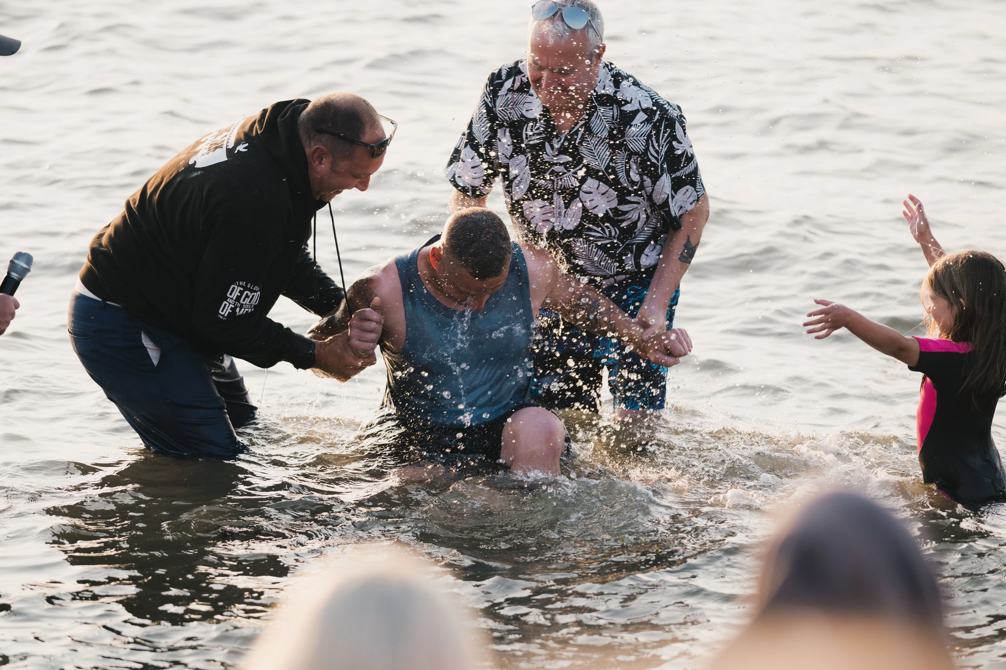 christian baptism in the water