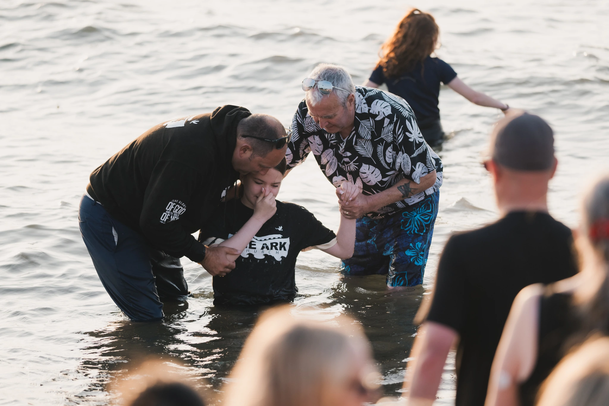 christian baptism in the water of the holy sacrament