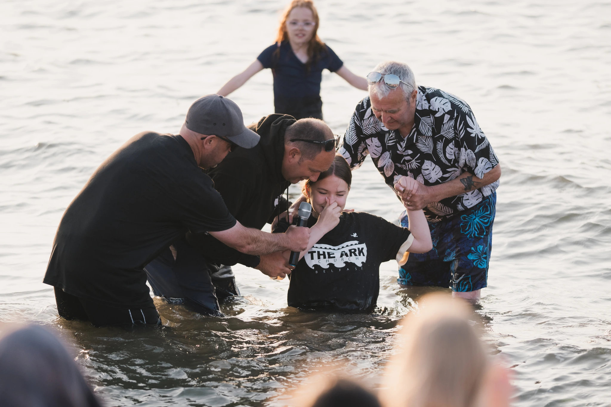 christian baptism in the water