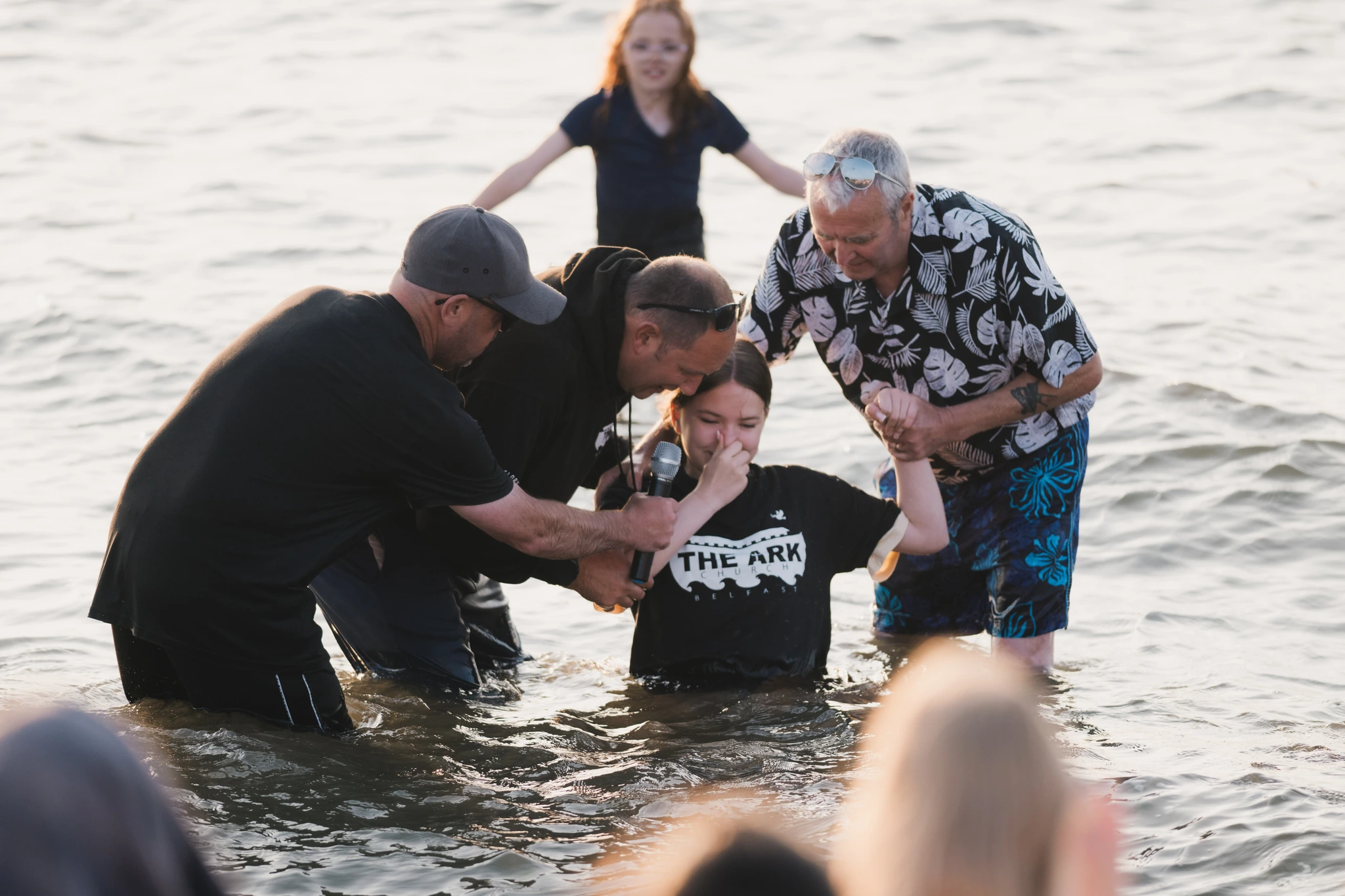 christian baptism in the water