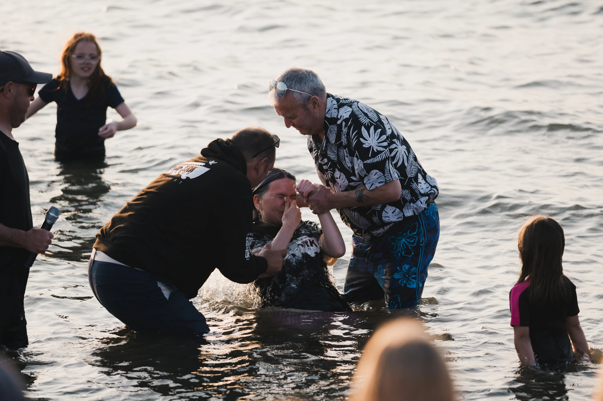 christian baptism in the water