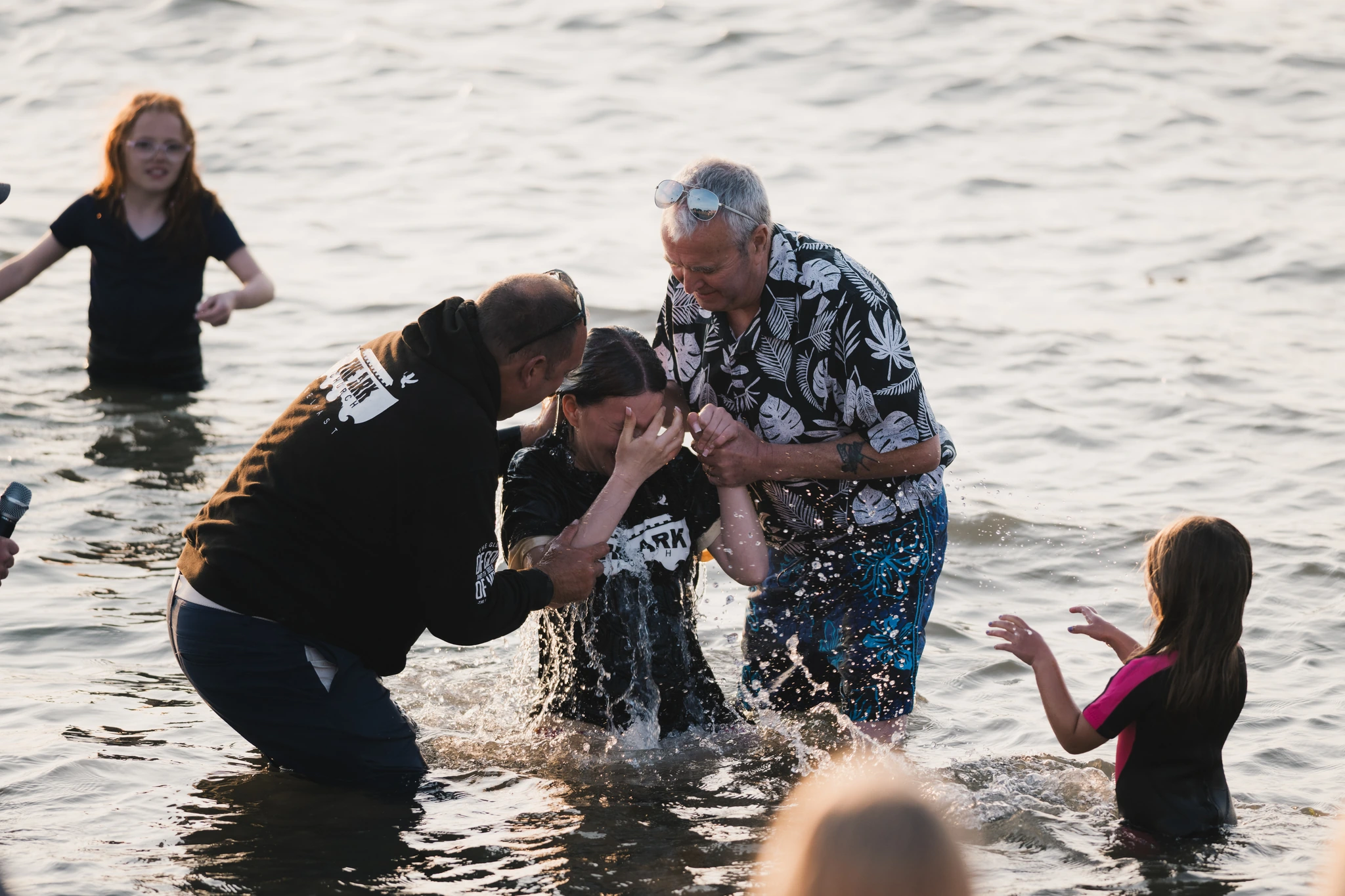 christian baptism in the water