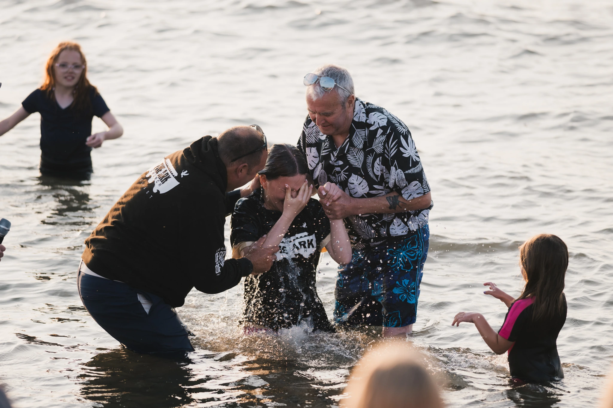 christian baptism in the water