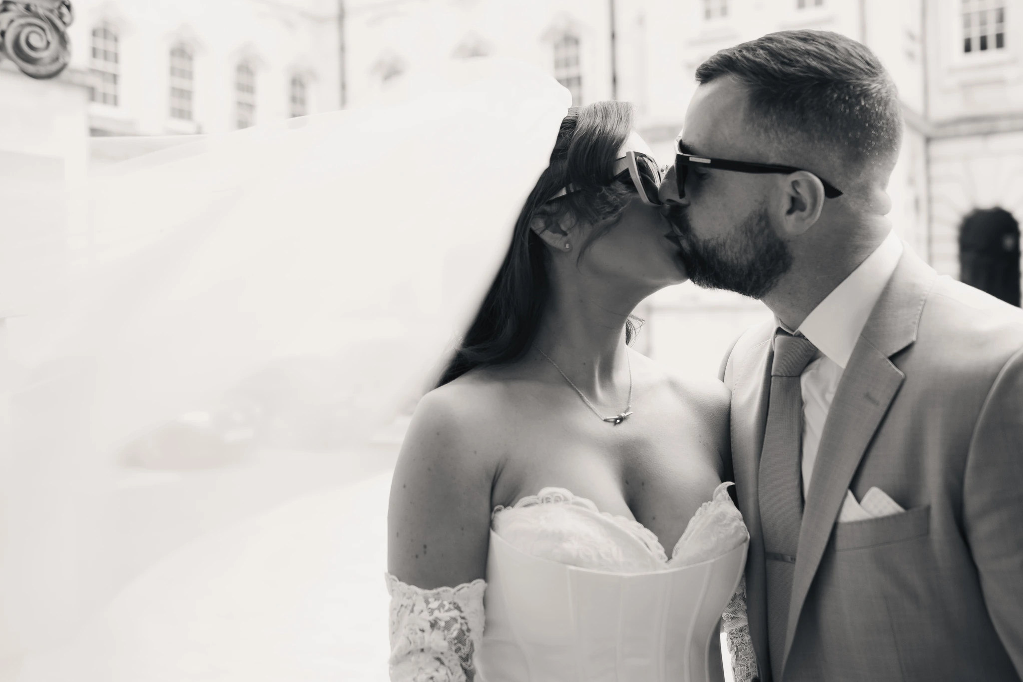 Wedding celebration photographed with natural light